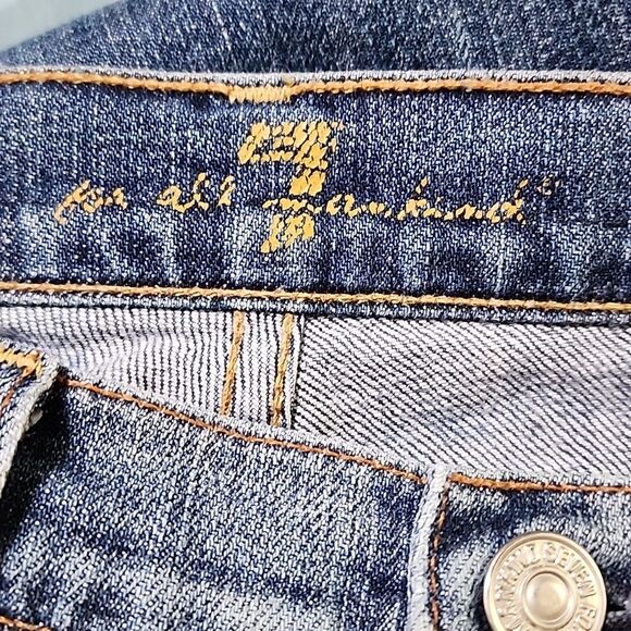 7 for all Mankind Low Rise Bootcut Jeans Size 26 - Picture 11 of 12